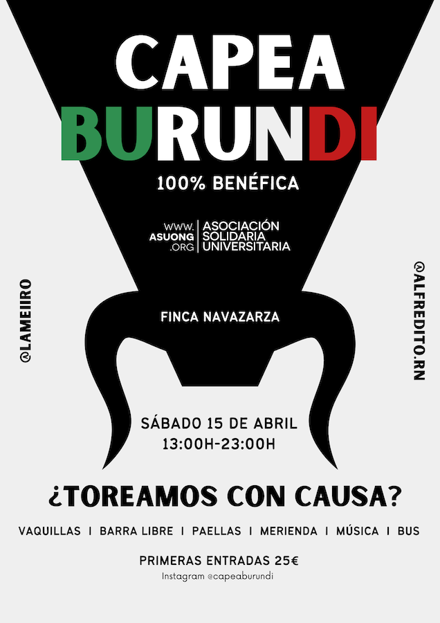 Capea benéfica Burundi