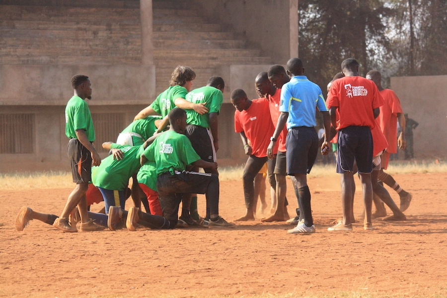 Una “melé” de valores