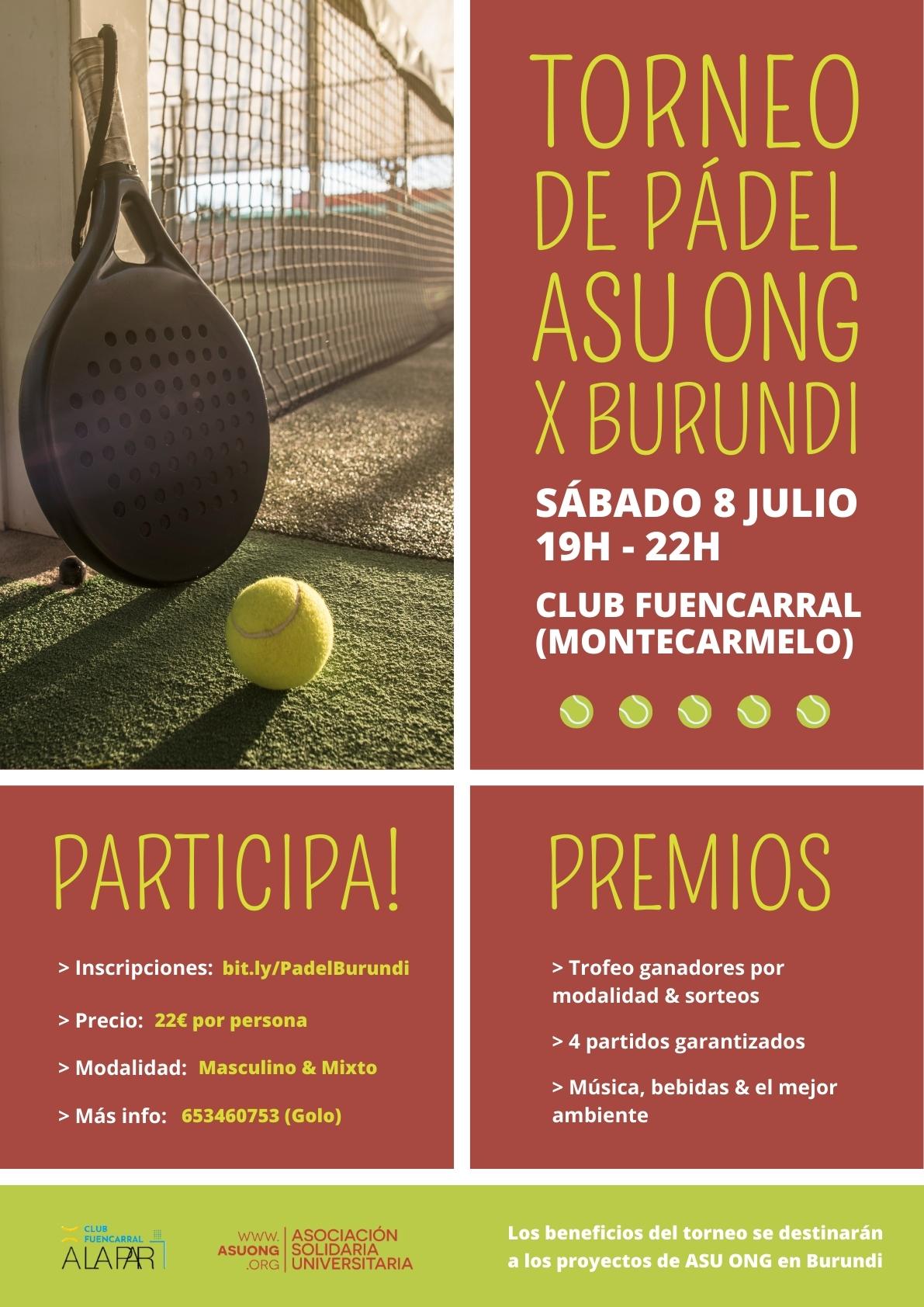 Torneo de Pádel ASU x Burundi